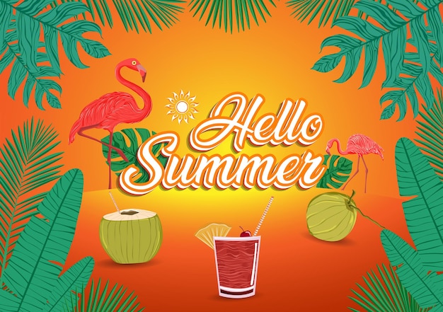 Summer Concept Illustration