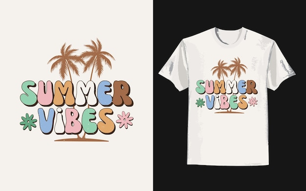 Summer day t shirt design