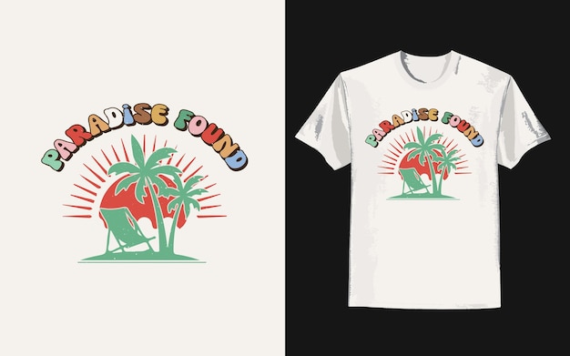 Summer day t shirt design