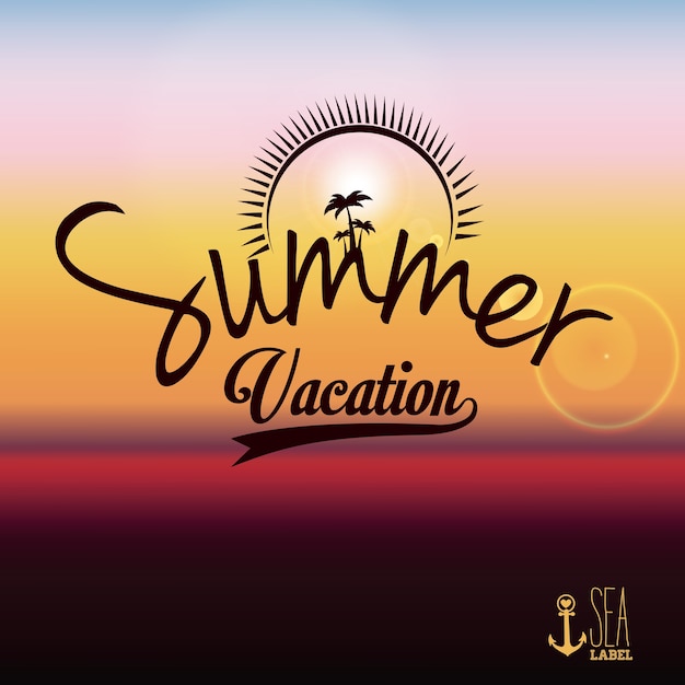 Vector summer design