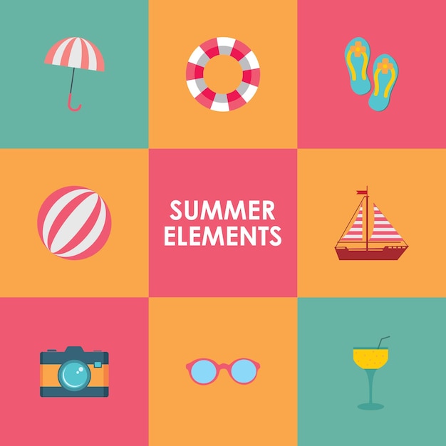 Vector summer elements