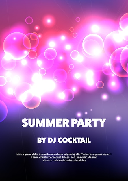 Summer event poster