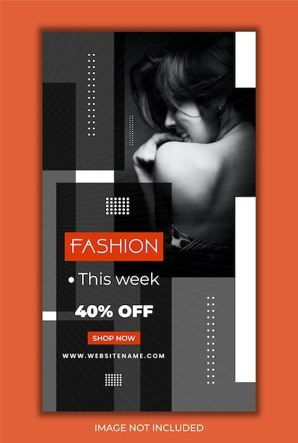 Summer Fashion special sale offers Instagram story design