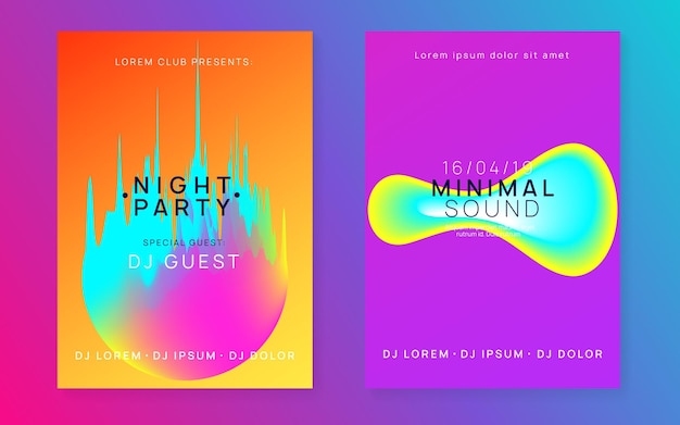 Summer fest flyer and music poster