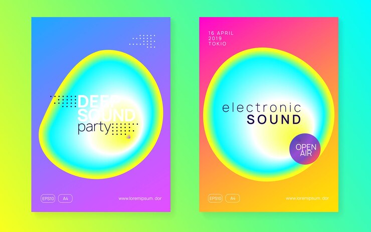 Vector summer fest flyer and music poster