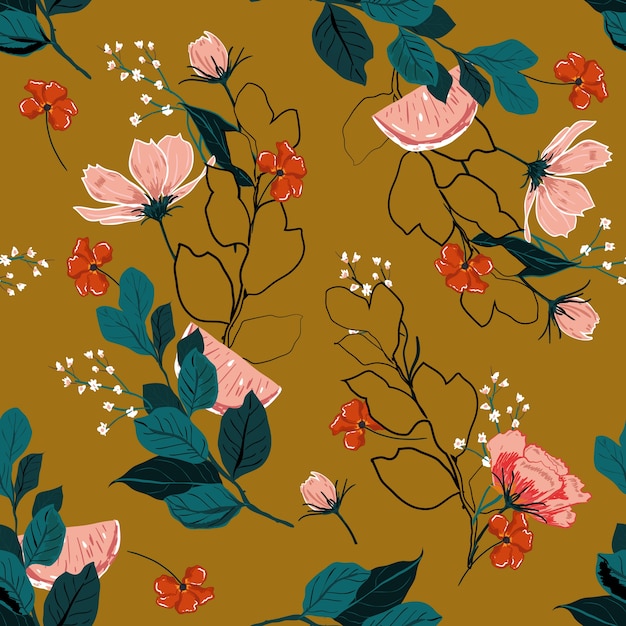 Summer garden pattern