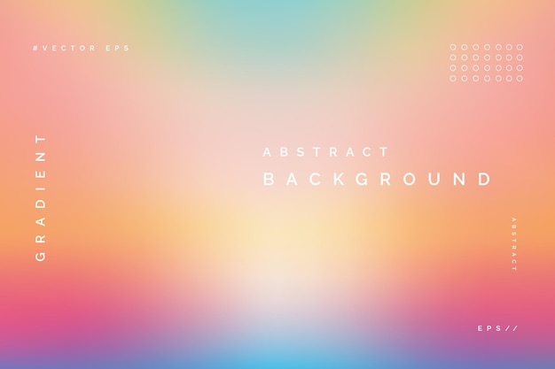 Summer Gradient Abstract Vector achtergrond sjabloon