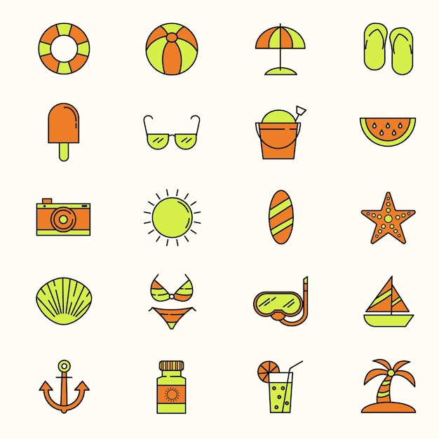 SUMMER HOLIDAY ICONS