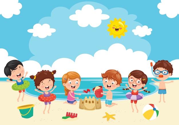 Vector summer holiday