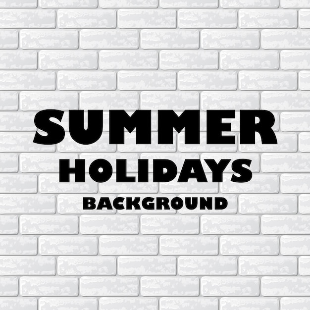 Summer holidays background