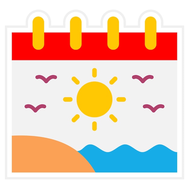 Vector summer icon