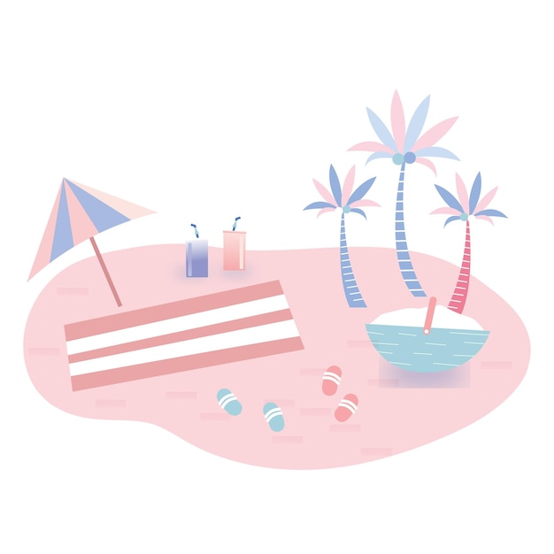 Vector summer icons