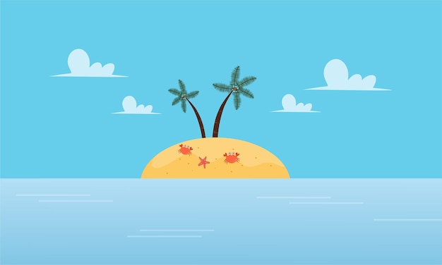 Summer illustration vector day for summer time background and summer vibesx9