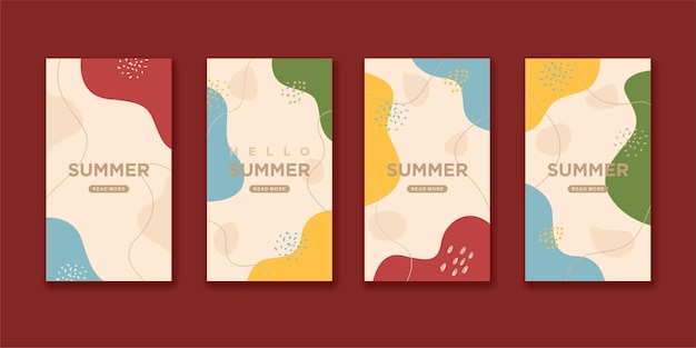 Summer instagram stories collection