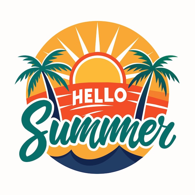 Vector summer logo vector 21