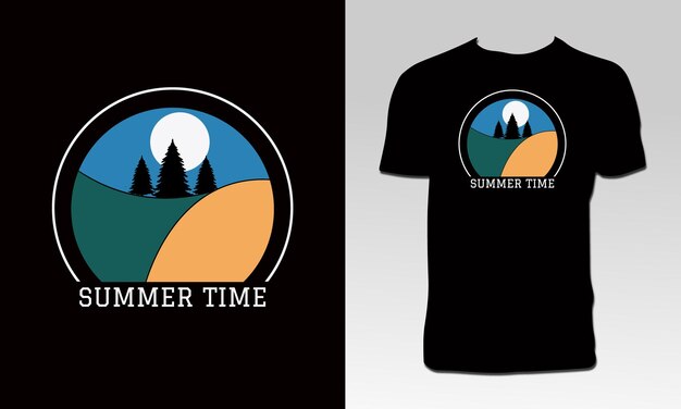 Vector summer lover t shirt design