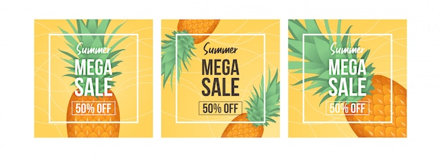 Vettore summer mega sale