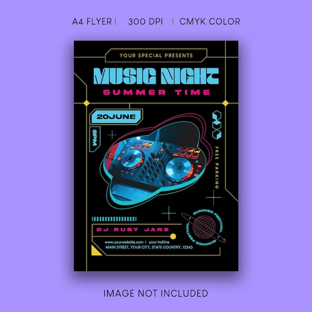 Summer Music Night Flyer