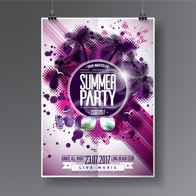 Summer party poster