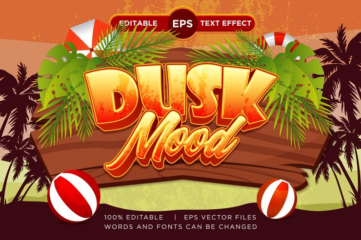 summer party summer sale happy summer holiday editable text effect