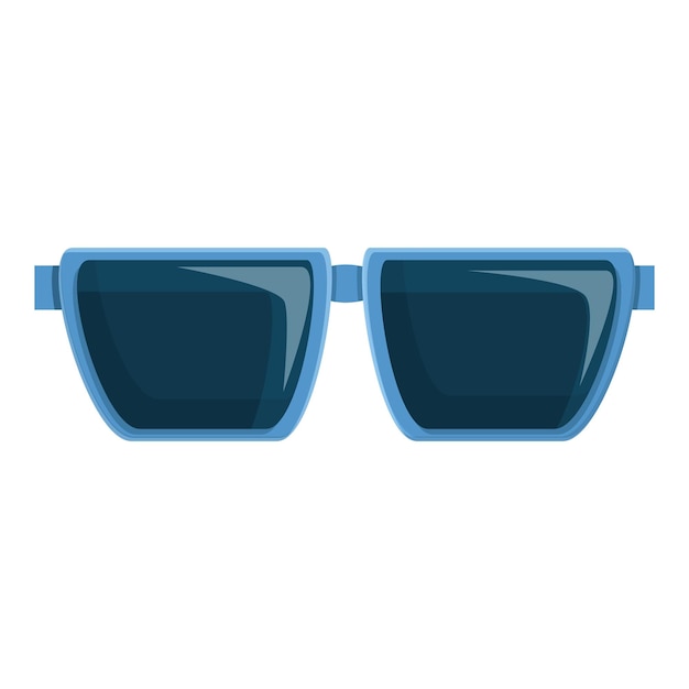 Вектор Иконка солнцезащитных очков для летней вечеринки мультфильм векторная иконка солнцезащитных очков для летней вечеринки для веб-дизайна выделена на белом фоне
