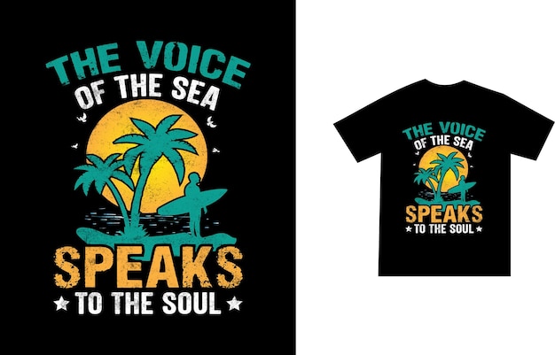 여름 파티 T셔츠 디자인 서핑 Backgroud 또는 여름 해변 빈티지 복고풍