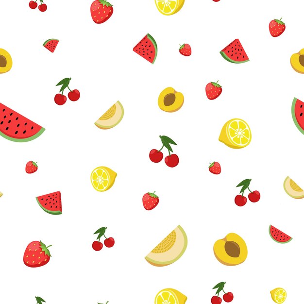 Vector summer pattern