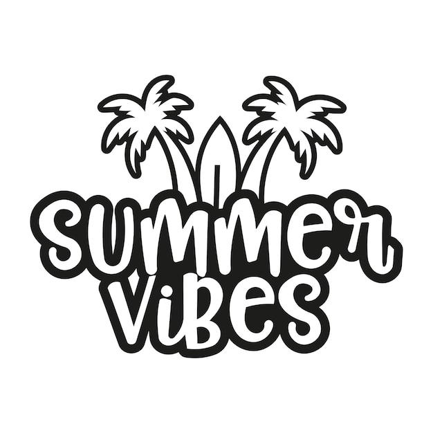 Vector summer quotes typography t-shirt design