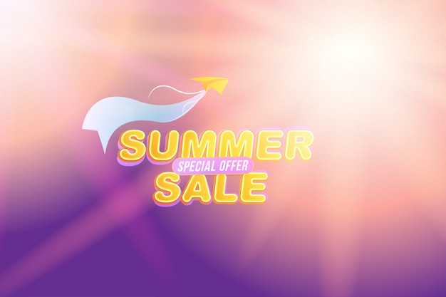 Summer sale background