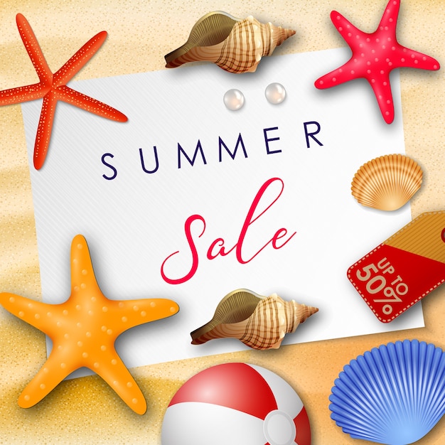 Summer sale background