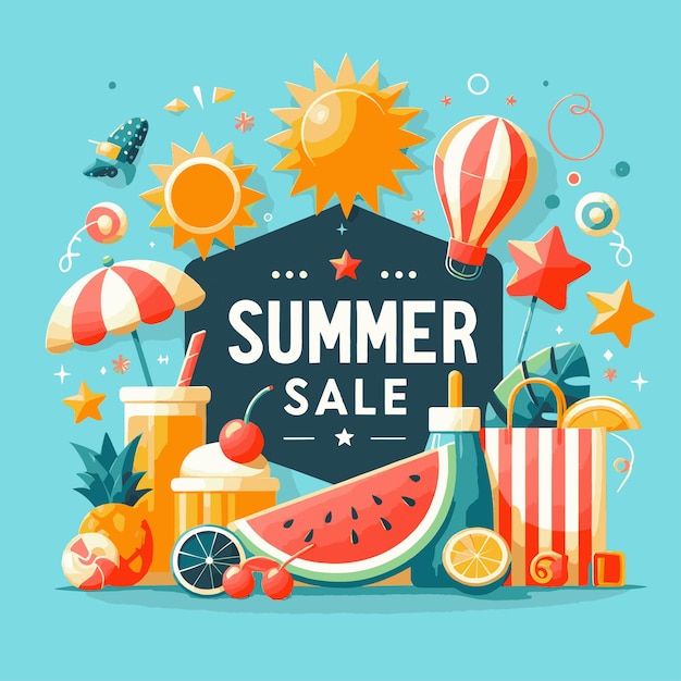 Summer sale banner promotion 3