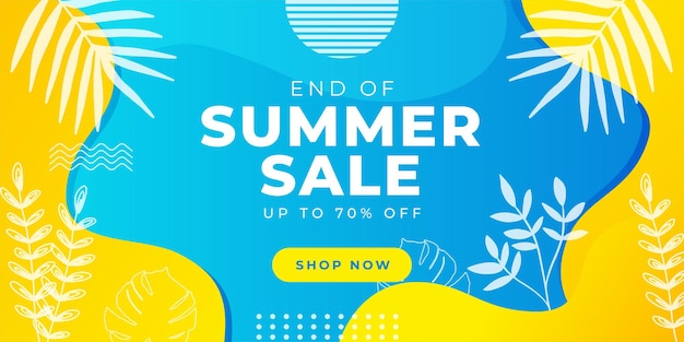 Summer Sale banner. Trendy texture.