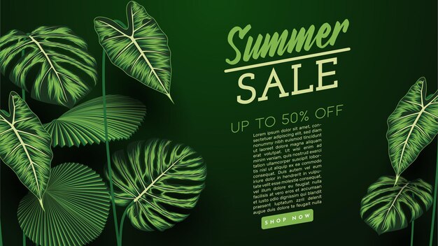 Summer Sale Banner  