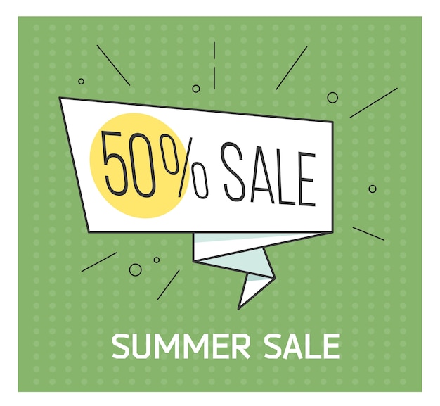 Summer sale banner