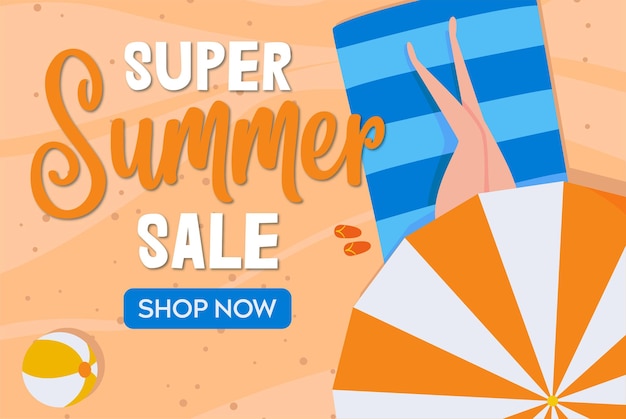 Summer sale beach girl