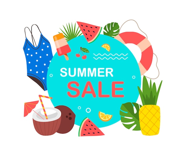 Summer sale concept