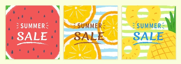 Summer sale cover template