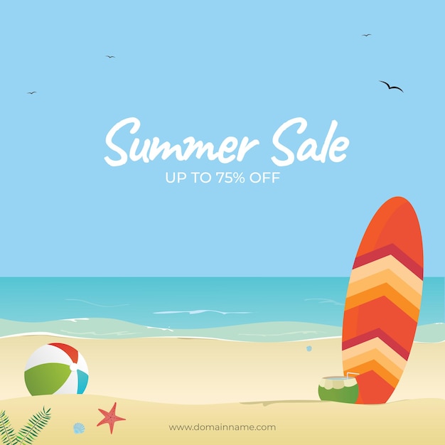 Summer Sale Design Banner