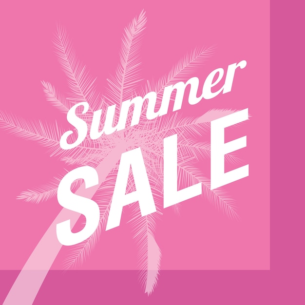 Vector summer sale design