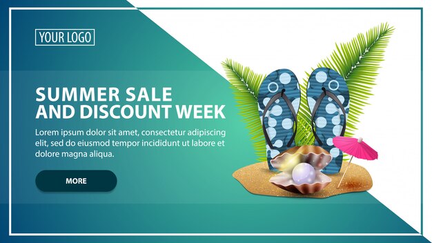 Summer sale and discount week