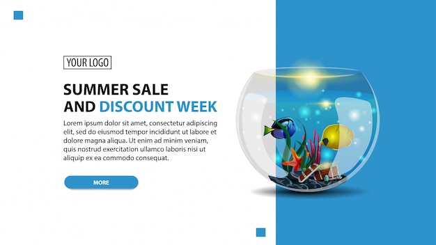 Summer sale and discount week