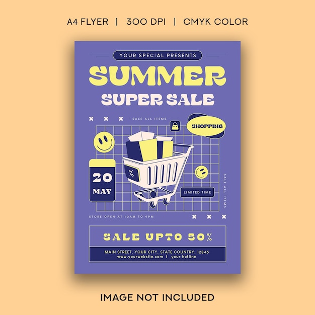 Summer sale flyer