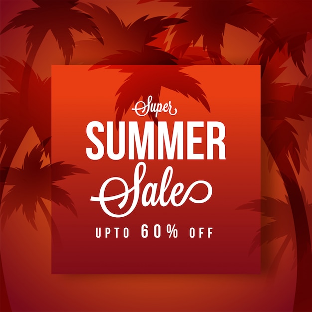 Summer Sale poster design