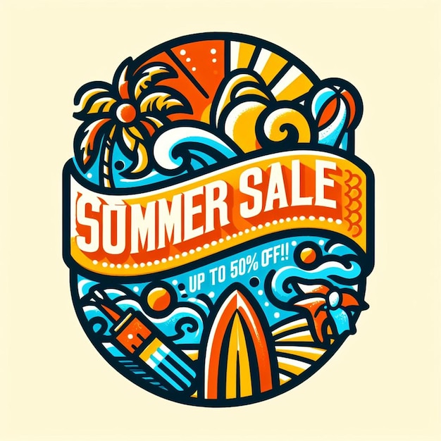 summer sale poster