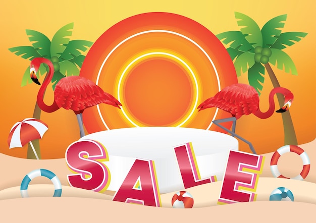 summer sale promotion banner