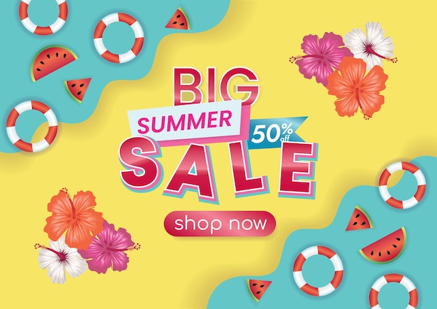 summer sale promotion for shopping on holidays