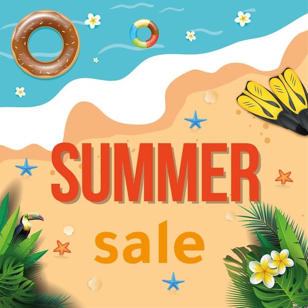 Summer sale sea