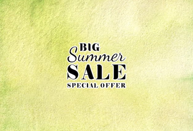 Summer sale watercolor hand painted   texture