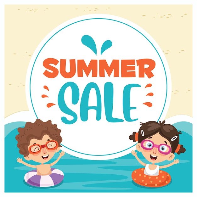 Summer sales banner