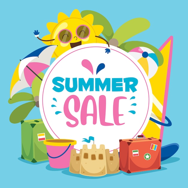 Summer sales banner